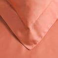 thumbnail image 2 of Superior 3-Piece Cotton 300 Thread Count Duvet Cover Set, King/ Cal King, Coral, 2 of 4