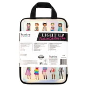 Fashion Angels Light Up Sketch Pad with Multicolor Carry Case for Tweens