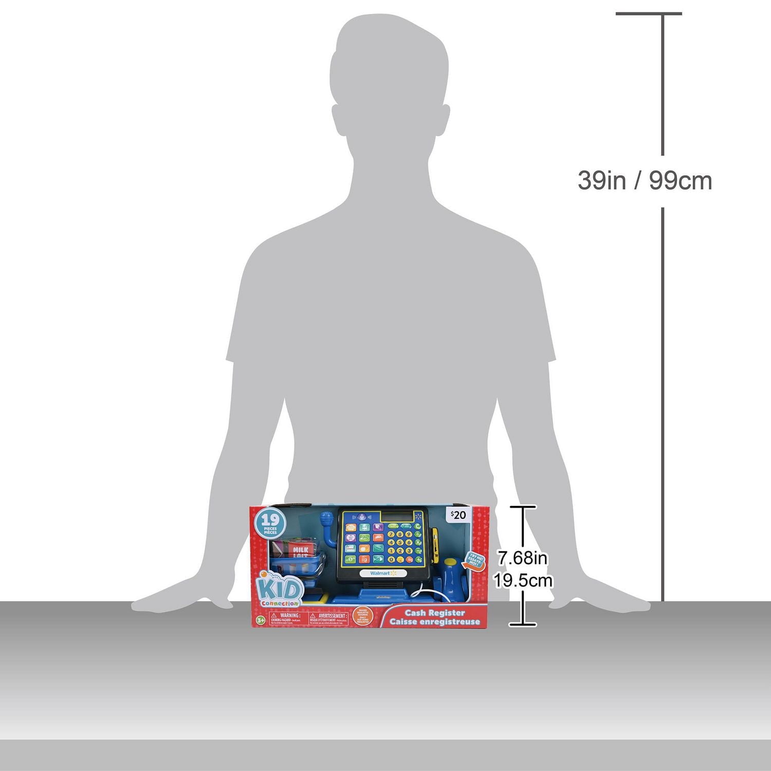 Caisse enregistreuse Kid Connection 19 pièces