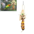thumbnail image 3 of M Buder Parrot Nut Chew Toys Natural Healthy Hand Knitted Bite Resistant Bird Hanging Wood Blocks Chew Toy 8.66 inches / 22 cm, 3 of 9