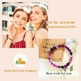 thumbnail image 6 of NICKSUN Birthday Gifts for Women, Natural Stone Bracelet With Writable Greeting Cards for Friends Mom Sister Grandma Daughter Wife, 6 of 7