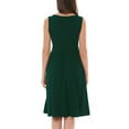 thumbnail image 4 of Women's Patchwork Maternity Nursing Dresses Sleeveless Breastfeeding Clothes, 4 of 6