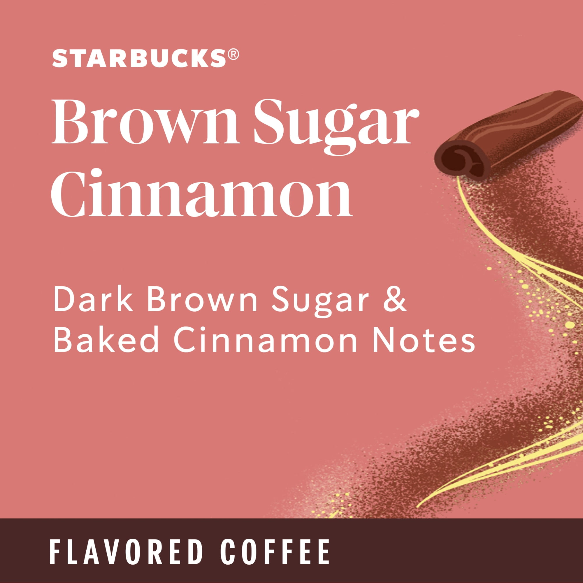 Starbucks Brown Sugar Cinnamon, Flavored K-Cup Coffee Pods, 100% Arabica, 22 ct