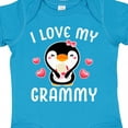 thumbnail image 4 of Inktastic I Love My Grammy with Cute Penguin and Hearts Girls Baby Bodysuit, 4 of 5
