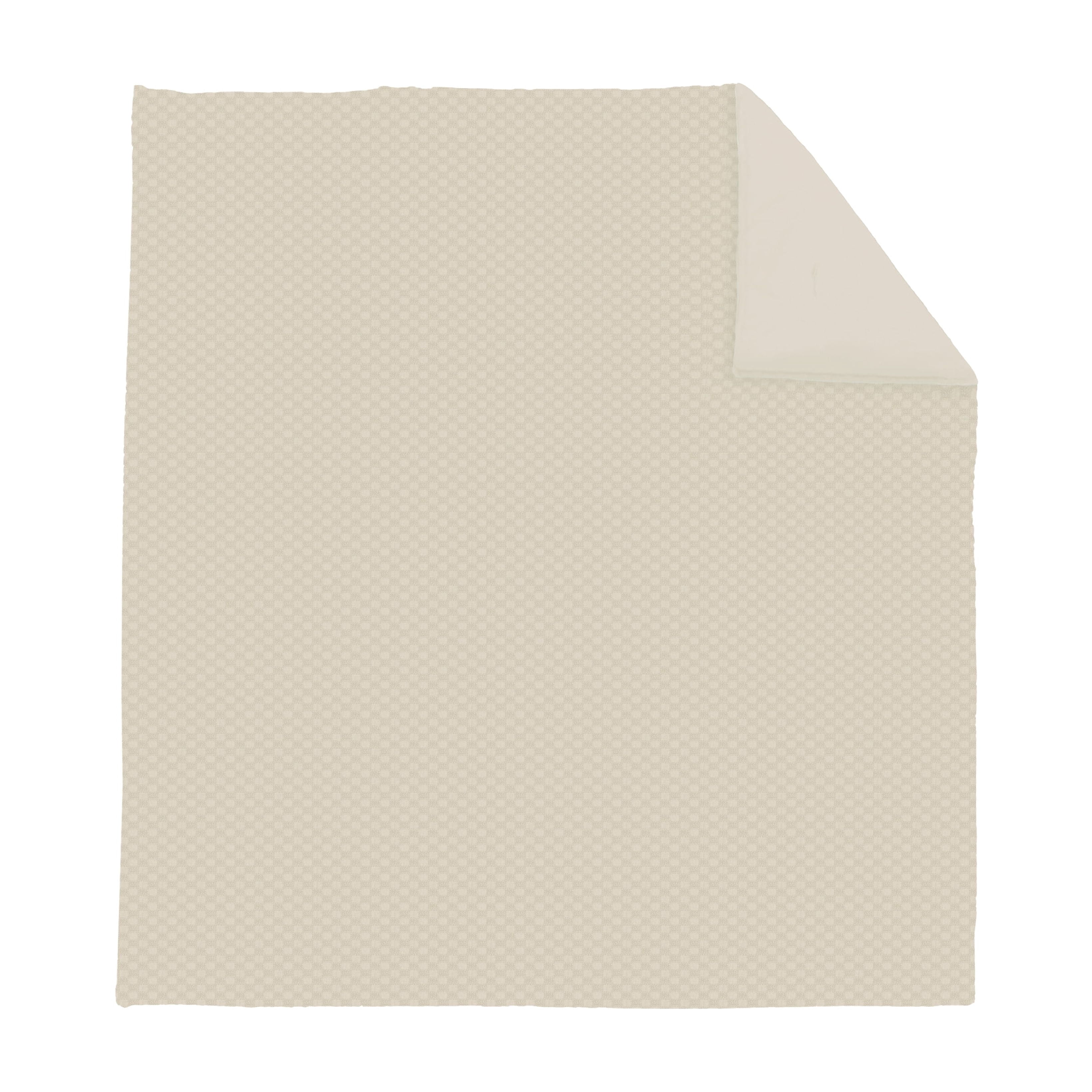 Better Homes & Gardens 3-Piece Papyrus Beige Block Weave Comforter Set, Adult Full/Queen