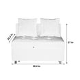 thumbnail image 2 of Leumius Sleeper Sofa Chair Bed 3 in 1 Convertible Bed Chair with Adjustable Backrest Linen Sleeper Chair Pull-Out Sofa Bed for Small Spaces,Living Room,Beige, 2 of 7