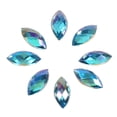 thumbnail image 2 of Qiilu 500pcs 7*15mm Crystal Rhinestones Acrylic Flat Back Horse Eye Shape Decor For Clothes Phone, Phone Decoration, Acrylic Rhinestone, 2 of 2