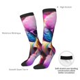thumbnail image 4 of Naloa Rainbow Poodle Urban Street Knee Socks, High Socks Long Stretchy Sock Women Knee High Stocking, Long Socks for Women, 4 of 6