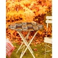 thumbnail image 5 of Round Fitted Tablecloths with Elastic Edge Fall Thanksgiving Pumpkin Gnome Maple Leaf Waterproof Table Cover for Kitchen Dining Party Decor,55" - 60", 5 of 6