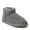Grey, variant on Fireside by Dearfoams Women's Riverland Genuine Shearling Micro Bootie