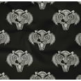 thumbnail image 4 of oneOone Organic Cotton Poplin Twill Fabric Animal Face Block Printed Craft Fabric BTY 42 Inch Wide, 4 of 4