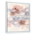 thumbnail image 3 of Pastel Abstract With Gray Blue Pink and Red Spots 16 in x 32 in Framed Painting Canvas Art Print, by Designart, 3 of 5
