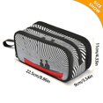 thumbnail image 4 of FORMRS Pencil Case with 3 Compartments Zipper Pouch, Elementary School Level and up, Red Boat, 4 of 8