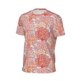 thumbnail image 6 of Wukai Corals Print Men's Short-Sleeved Mesh T-Shirt,Quick-Dry Short Sleeve Workout T-Shirt-Large, 6 of 8