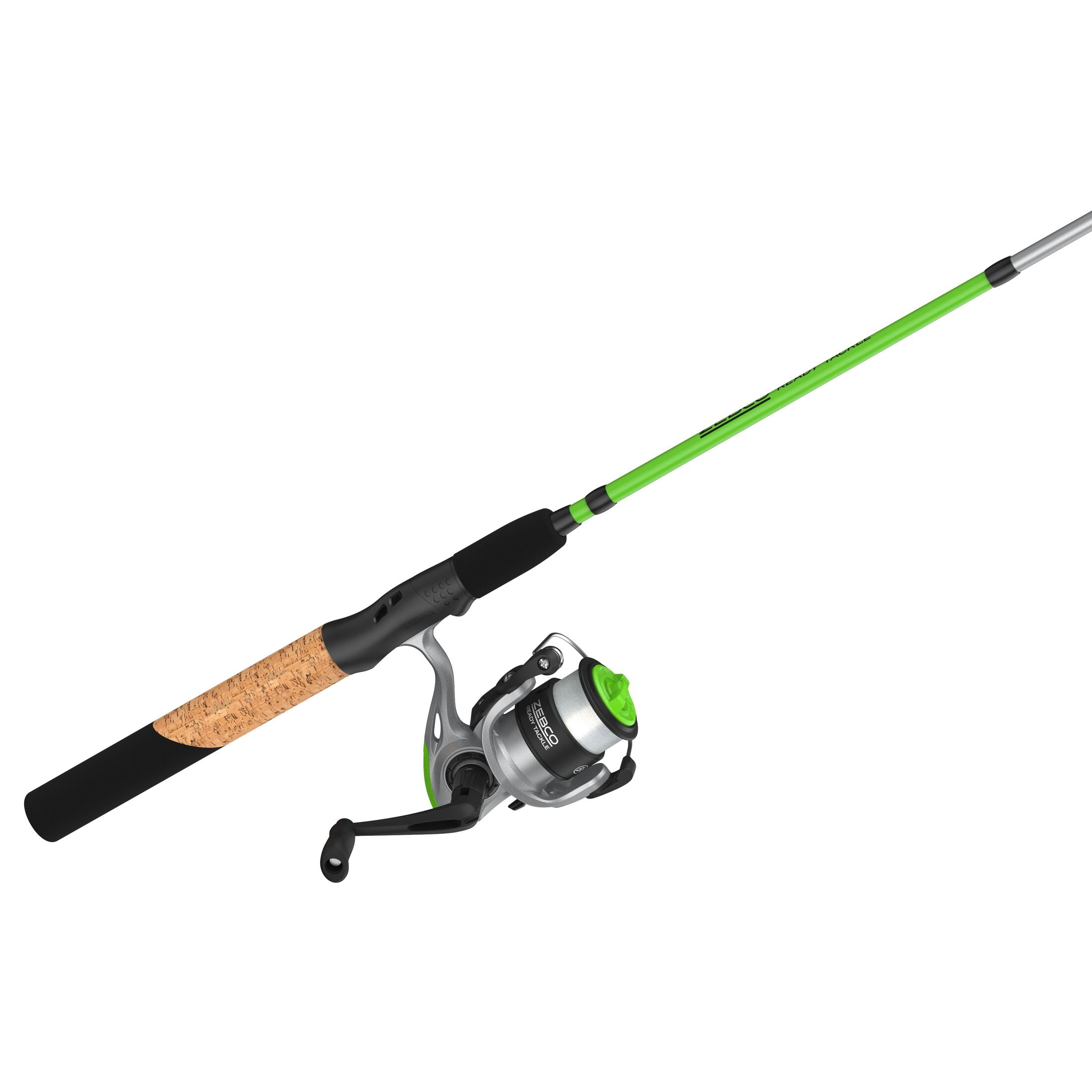 Zebco Ready Tackle Lake/Pond Spinning Combo, 6-Foot, 2-Piece