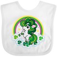 thumbnail image 3 of Inktastic Unicorn St Patricks Day Irish Girls Baby Bib, 3 of 4