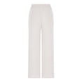 thumbnail image 3 of Palazzo Pants for Women Wide Leg Flowy with Pockets Elastic Mid Waist Summer Beach Vacation Outfits Lightweight, 3 of 4