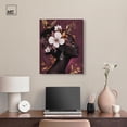 thumbnail image 3 of She Blooms in Darkness I Canvas Fashion Florals by Art Remedy, Gallery Wrapped, 20 x 24, 3 of 7