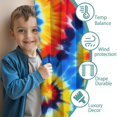 thumbnail image 3 of Blackout Kids Curtains,Colorful Tie Dye Spiral Pattern Childrens Insulated Curtains Set Of 2,Bedroom Essentials,Toddler Room Decor 42"x54", 3 of 5