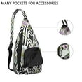 thumbnail image 2 of Boho Floral Sling Backpack – Vintage Botanical Watercolor Wildflower Crossbody Daypack with Romantic Garden & Artistic Bloom Pattern, Lightweight Travel Bag for Women & Nature Aesthetics, 2 of 4
