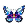 thumbnail image 4 of Esculturas de mariposas de metal, decoración de pared de mariposas de metal, ala, 9.84 '' para interiores Estilo C, 4 of 9