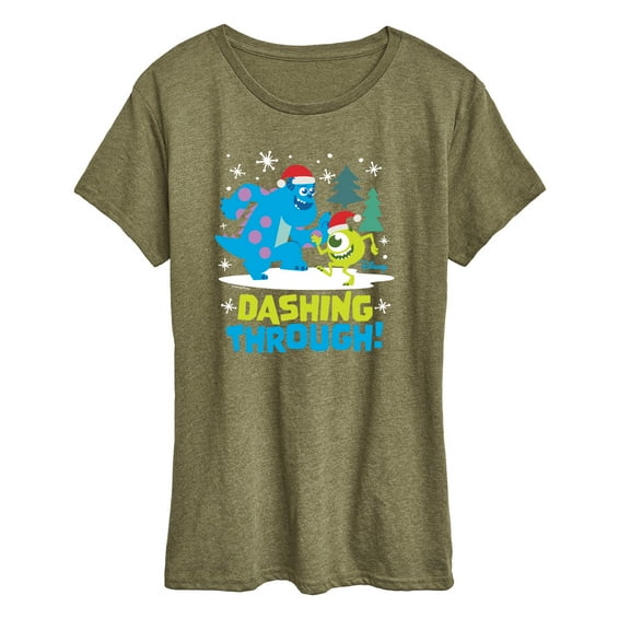 Monsters Inc - Dashing Through - Women's Short Sleeve Graphic T-Shirt