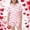 Light Pink, variant on Laipiong Girls Two Piece Outfits Cartoon Cherry Print Short Sleeve Shorts Pajama Cute Heart Design Silk Like Sleepwear Comfy Loungewear Black 2-3