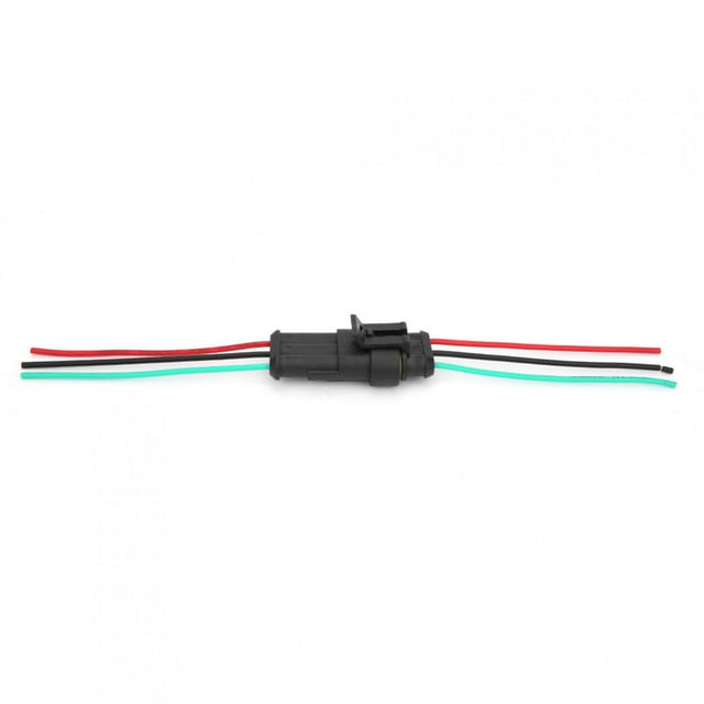 Car Waterproof Connector, Dustproof Car Wire Connector Quality Assurance For Car Connector Replacement For Cars Trucks Boats And Many Other Applications 3P