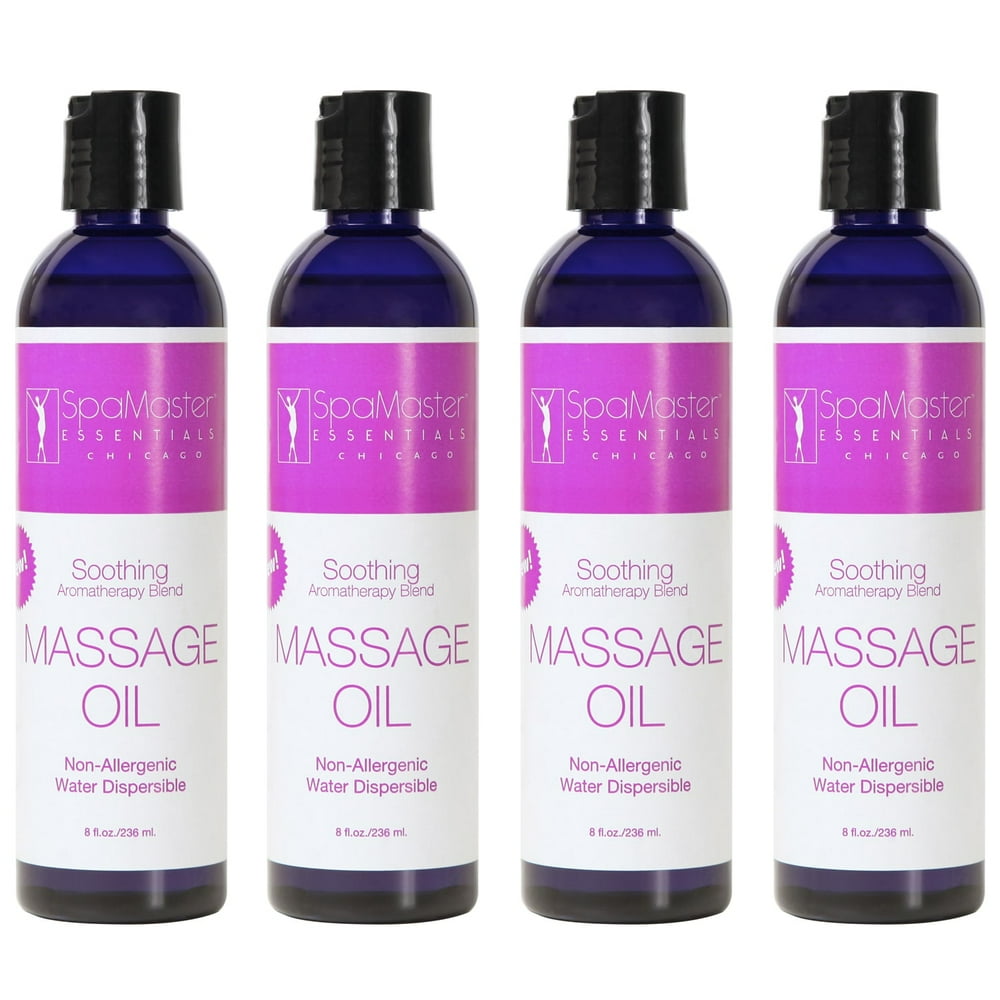 Master Massage 8ounce Soothing Oil (Pack of 4)