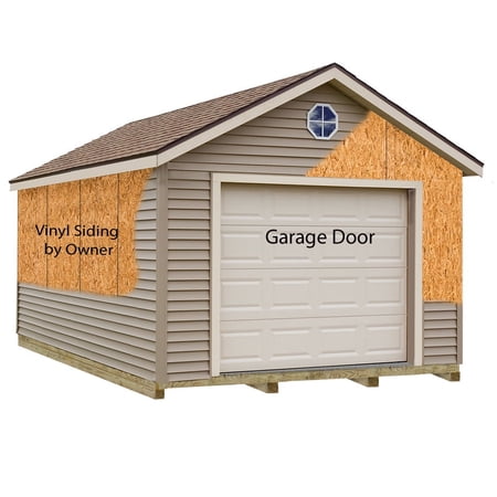 Best Barn Greenbriar 12x20 Wood Shed Kit – Vinyl Prep