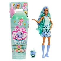 Barbie Pop Reveal Boba Tea Series Fashion Doll & Accessories Set with 8 Surprises (Styles May Vary)