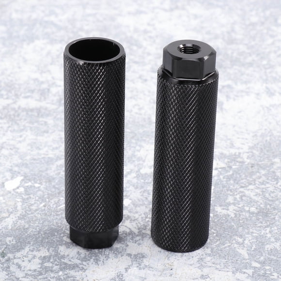 COOPHYA black stunt pegs 1 Pair Aluminum Alloy for Enhanced Performance in Biking