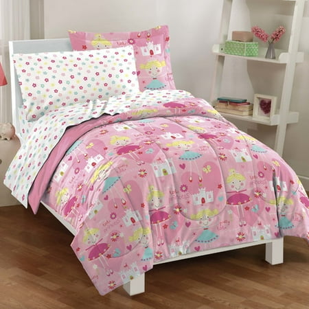 Dream Factory Pretty Princesses Bed-In-A-Bag Set