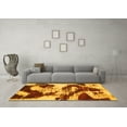 thumbnail image 3 of Ahgly Company Indoor Rectangle Abstract Yellow Modern Area Rugs, 2' x 3', 3 of 4