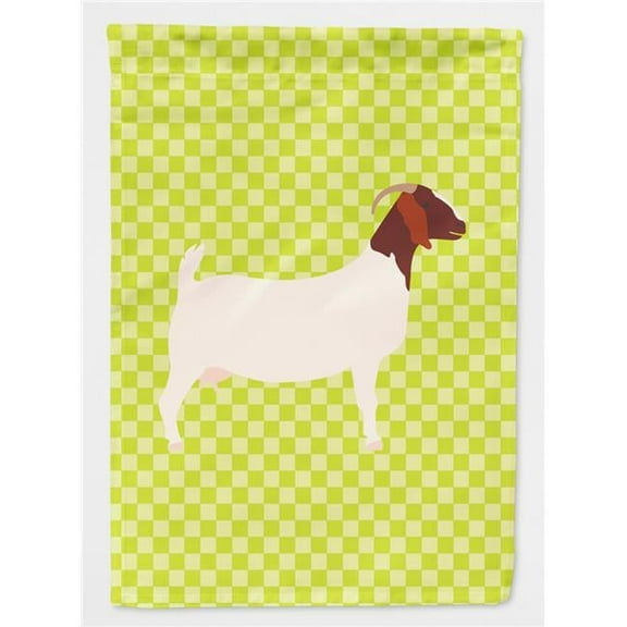 Boer Goat Green Flag Canvas House