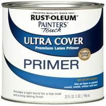 2 Pc, Rust-Oleum Painters' Touch Ultra Cover White Primer 1 Qt