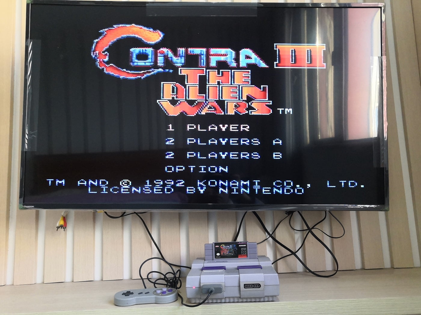 Jogos de 16bit ** contra 3-the alien wars (versão dos eua!! Caixa + manual  + cartucho!!)