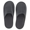 thumbnail image 1 of VERDANVERSE 6Pares Pantuflas Para Invitados Desechables Color Gris Oscuro Adecuadas Para Hotel Y Salones, 1 of 7