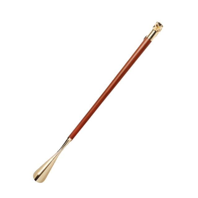 Sonducket Cuernos de madera mano de obra accesorios para el hogar artesanía conveniencia elevador de mango largo auxiliar herramienta de Accesorios de calzado 56CM