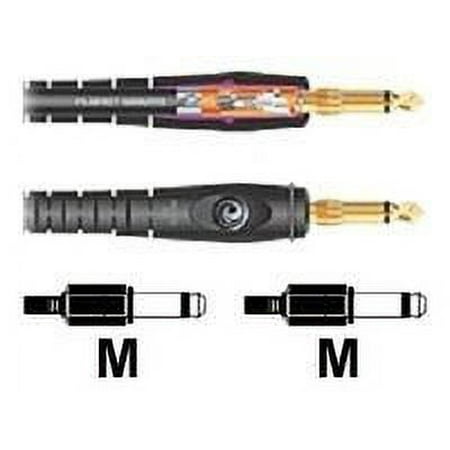 Planet Waves Custom Instrument - Audio cable - mono jack male to mono jack male - 15 ft - double shielded twisted pair