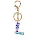 thumbnail image 2 of Porte-clés en Résine 26 Lettres pour Femmes Filles Pendentif de Sac Breloque Accessoires de Sac à Main, 2 of 5