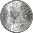 thumbnail image 3 of 1887 Morgan Dollar MS 63 PCGS Silver Uncirculated $1 Coin, 3 of 4