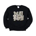 thumbnail image 7 of Bulldogs Camo Coquette Bow Sweatshirt for Women & Teens School Spirit Game Day Crewneck Black Sweatshirt Small, 7 of 7
