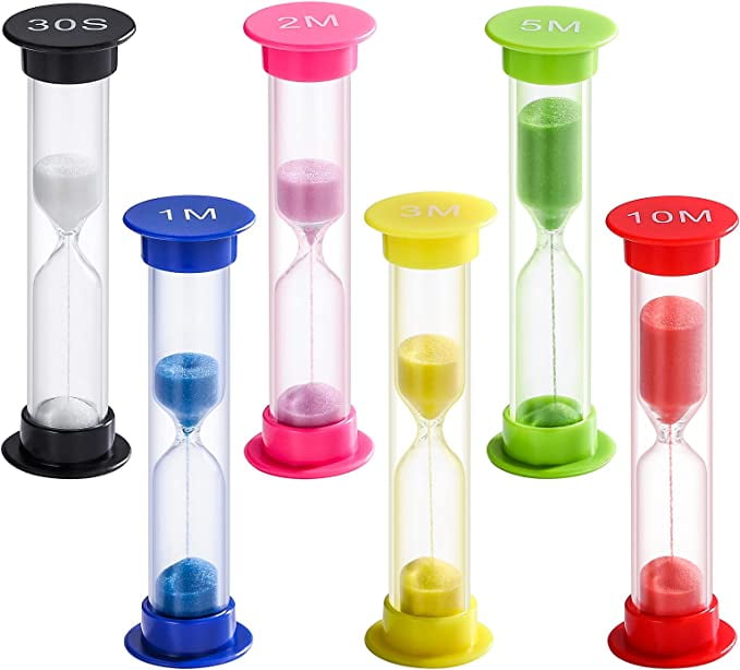 Plastic Sand Timer Sandglass Hourglass Sand Clock Timer 30 sec 1