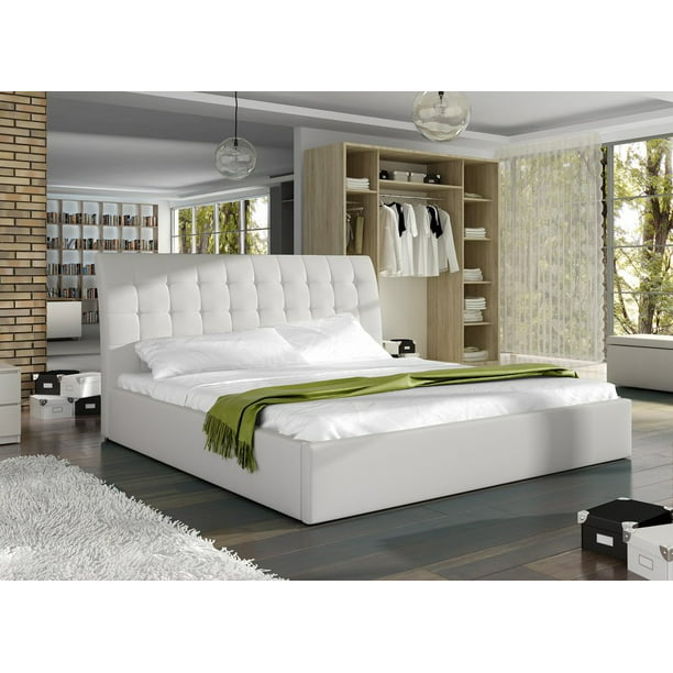 Terasso Platform Bed European King, Euro King Size Bed Frame
