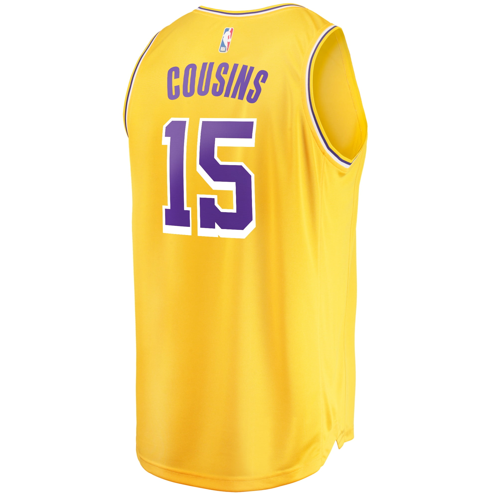 DeMarcus Cousins Los Angeles Lakers Fanatics Branded Fast Break Replica Player Jersey - Icon Edition - Gold