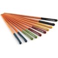 thumbnail image 2 of 5 Paires de Baguettes en Bois Motif Poisson Saury, 2 of 4