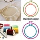 thumbnail image 3 of Yuarrent Plástico Punto de Cruz Máquina Bordado Aro Anillo Coser Herramientas Arte Artesanía Color aleatorio 8 pulgadas Yuarrent JJ9391-06, 3 of 5