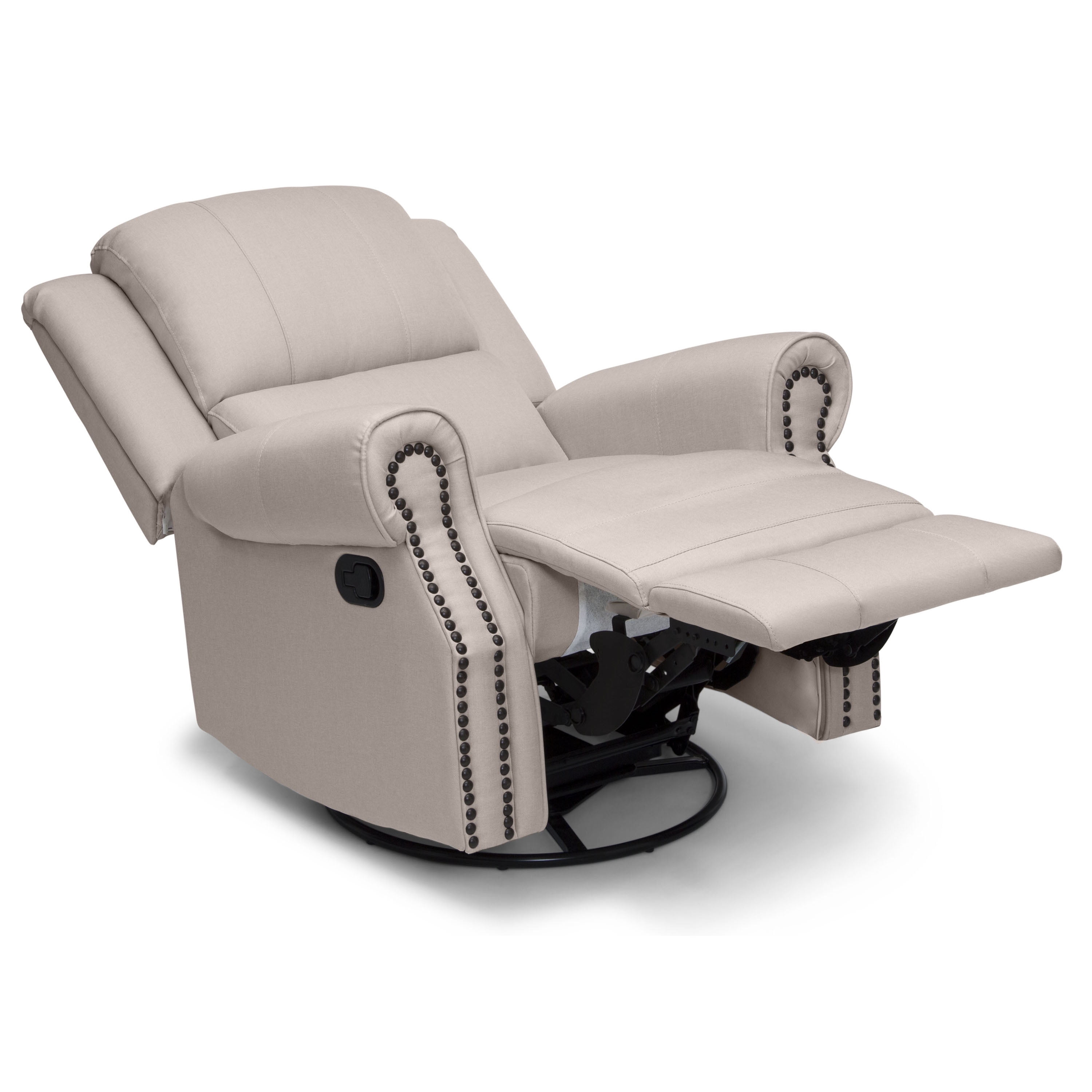 Delta children caleb nursery recliner glider swivel chair sales