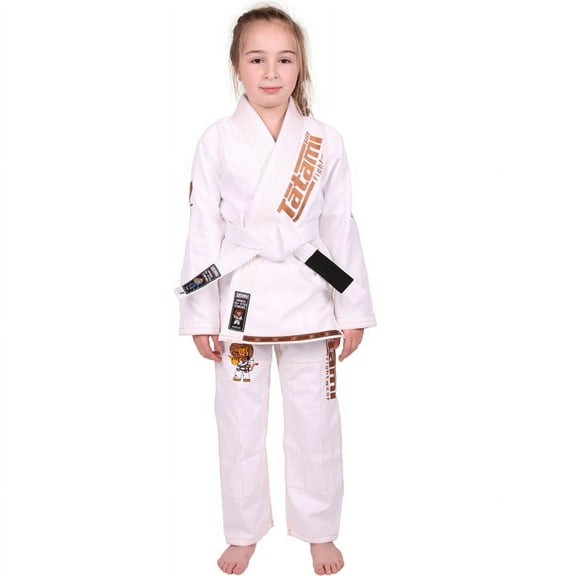 Tatami Fightwear Meerkatsu Kids Animal BJJ Gi - White